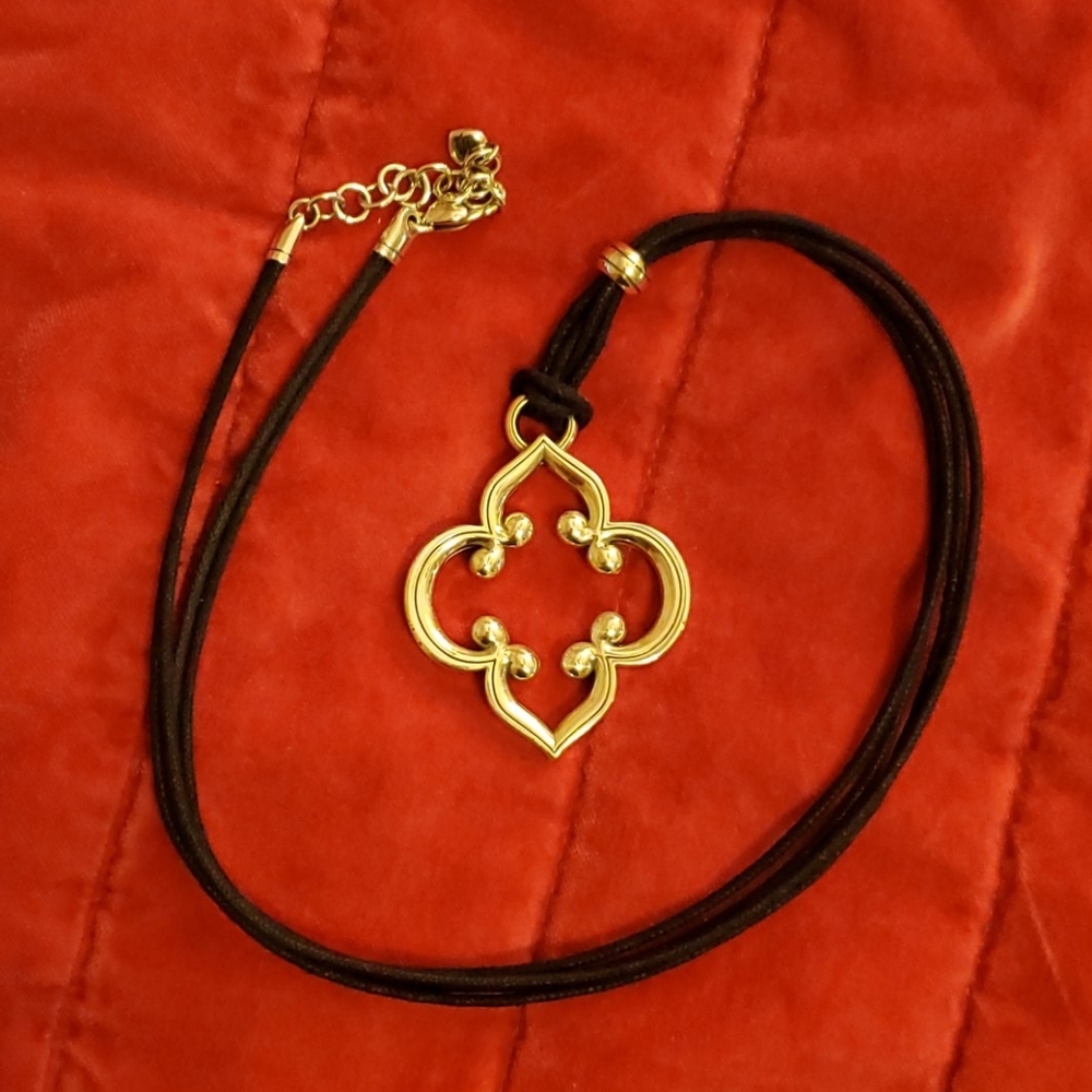 Brighton Leather Toledo Necklace